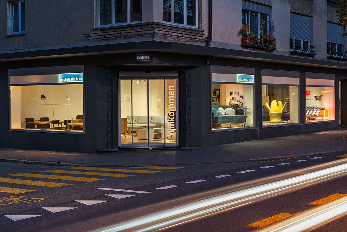 Möbelhalle Bern von aussen